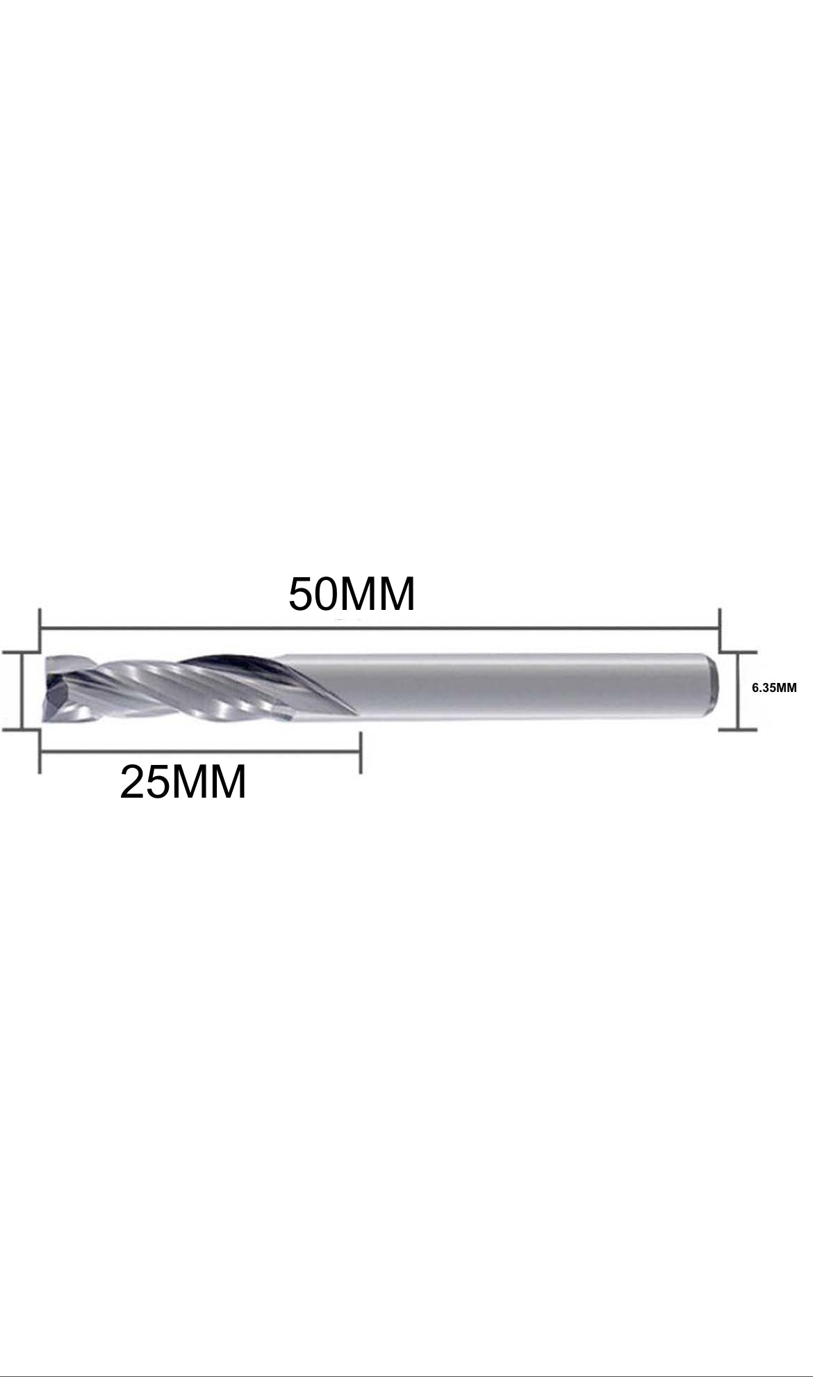 Professional Two flute Up and Down Compression Cutter