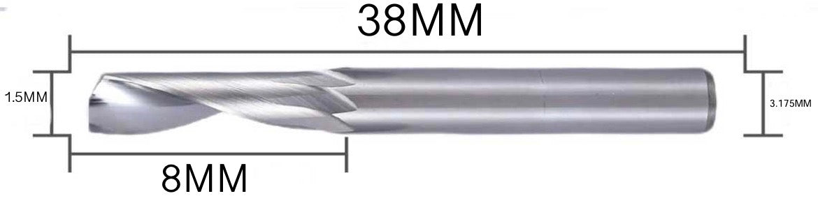 Professional Single Flute Up Cut